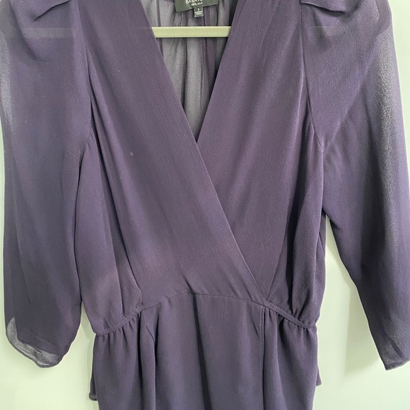Aritzia 100% Silk Faux Wrap Blouse - Picture 4 of 14